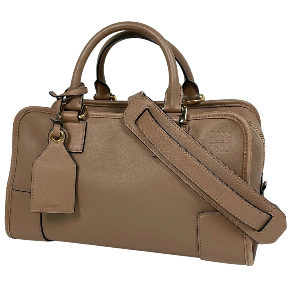 Loewe Amazona Handbag Leather Brown